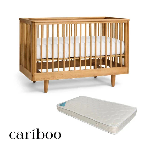 Cariboo George Cot + Baby First Mattress Bundle