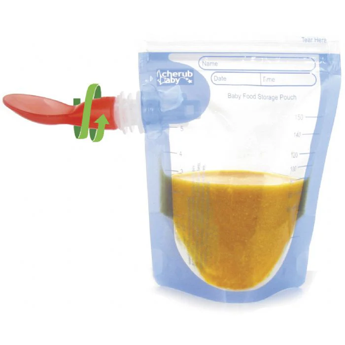 Cherub Baby Food Pouch Spoons 2pk - Image 4