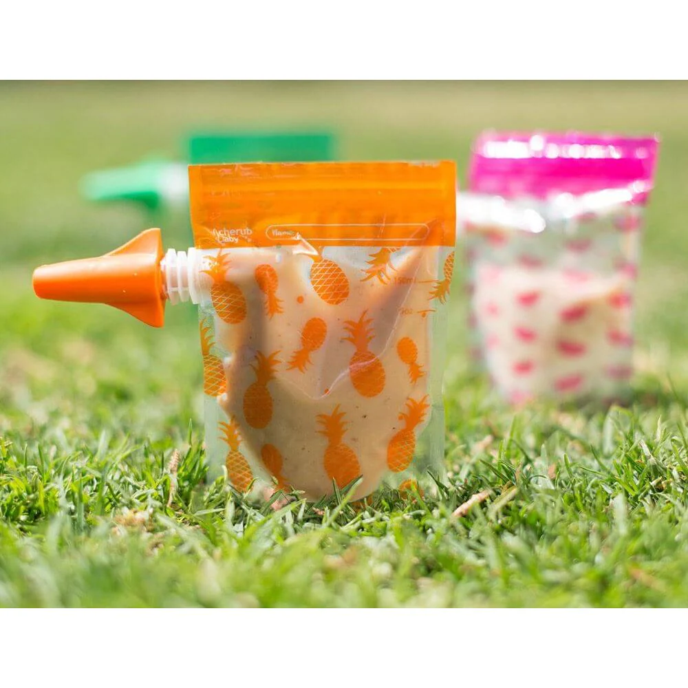 Cherub Baby On The Go Food Pouches 10pk - Image 3