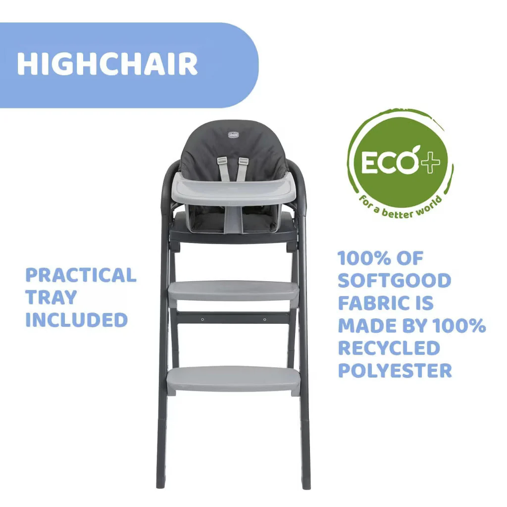 Chicco Crescendo Up Highchair Etna Black - Image 4