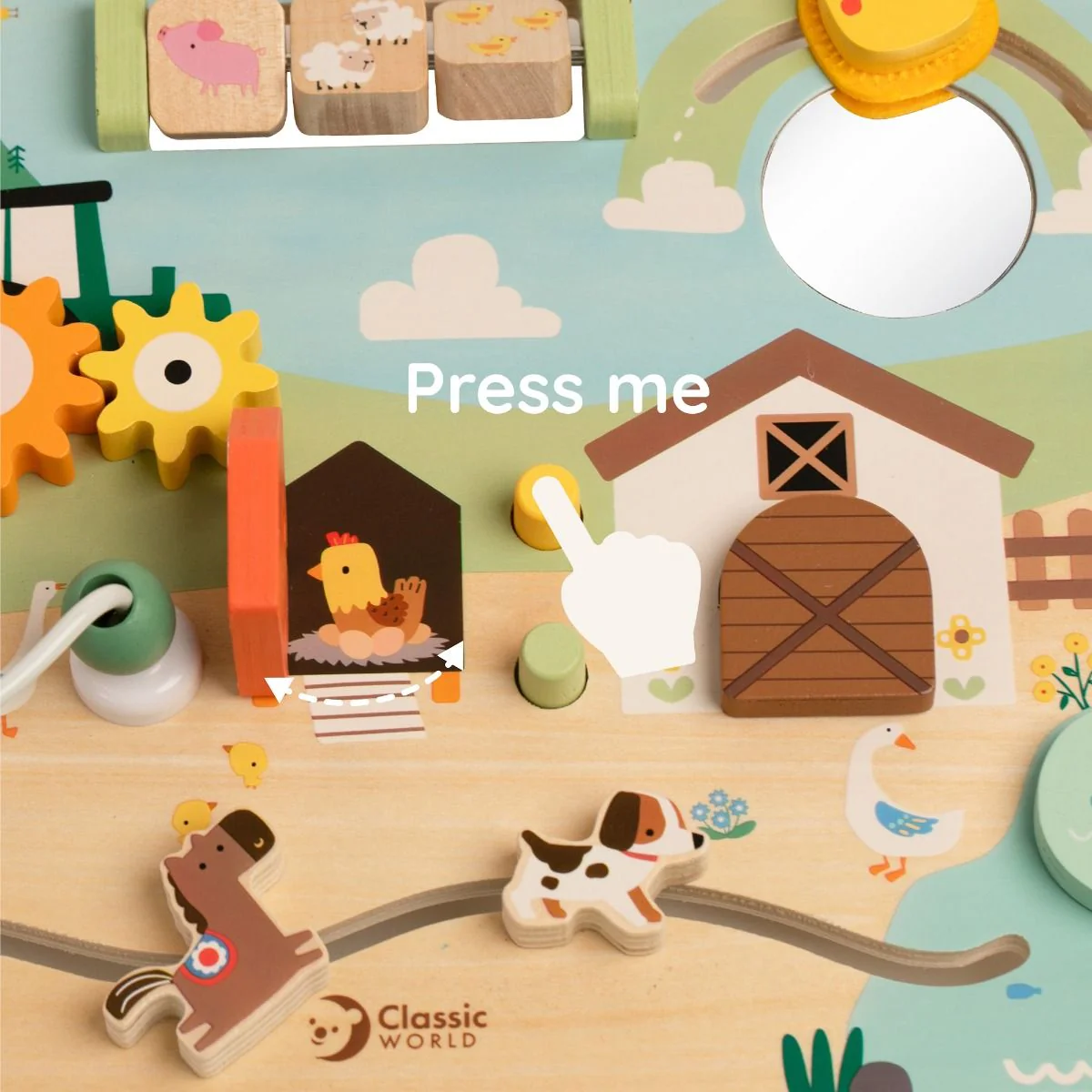 Classic World Busy Board - Farm - Image 4