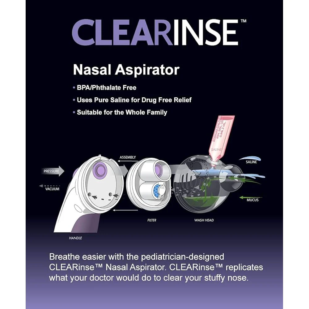 CLEARinse Electric Nasal Aspirator Starter Kit - Image 2