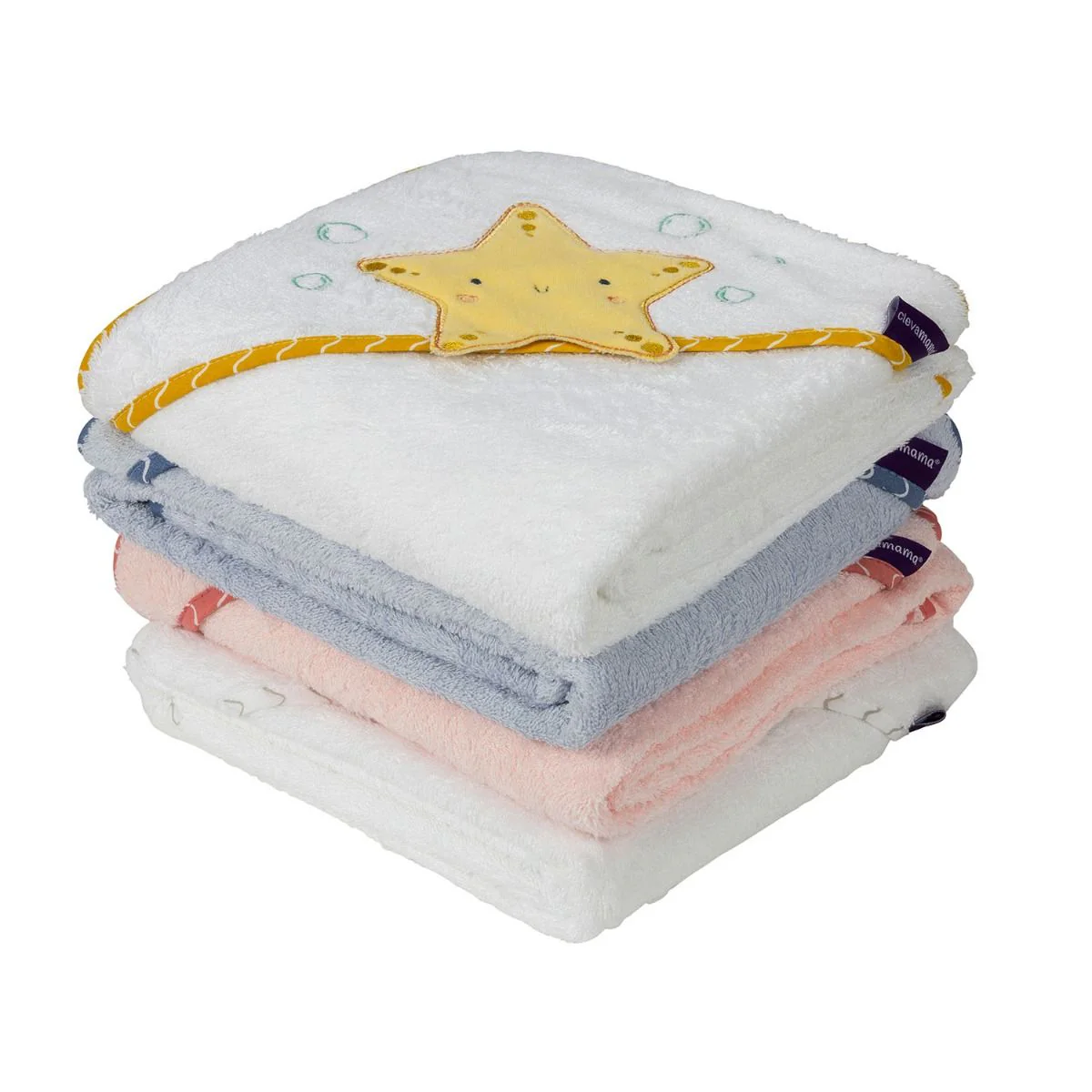 ClevaMama Bamboo Extra Large Apron Baby Bath Towel - Image 10