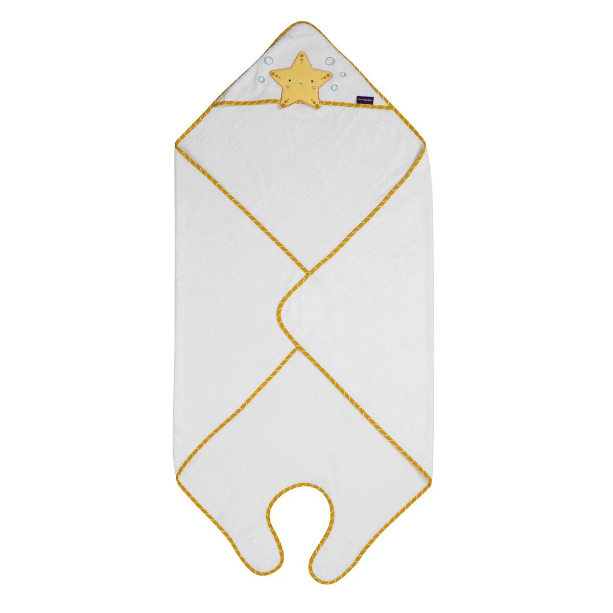 ClevaMama Bamboo Extra Large Apron Baby Bath Towel - Image 9