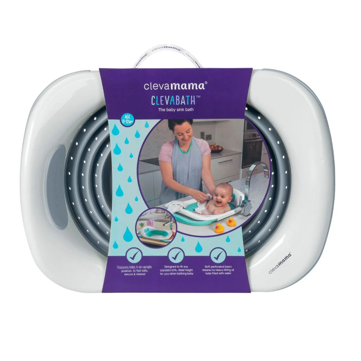 ClevaMama ClevaBath® The Baby Sink Bath - Image 5