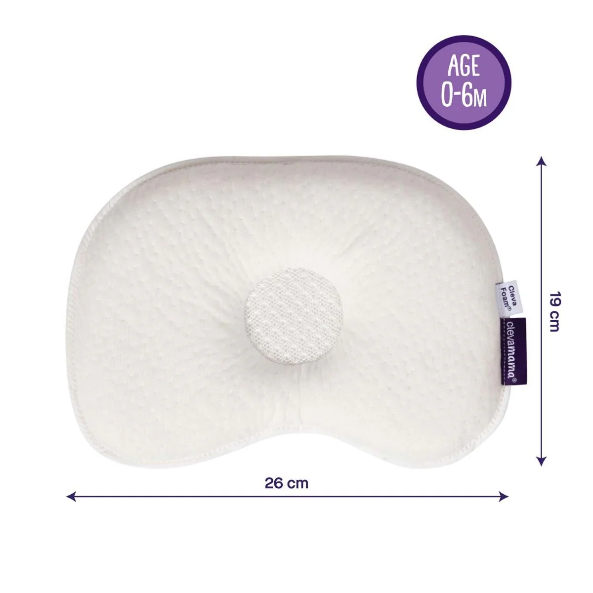 ClevaMama ClevaFoam Infant Pillow - Image 4