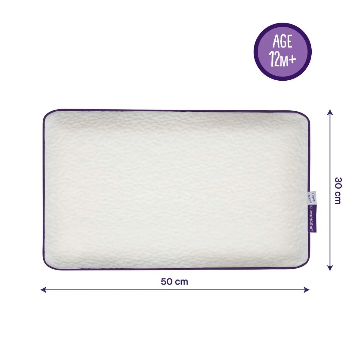 ClevaMama ClevaFoam Toddler Pillow - Image 4