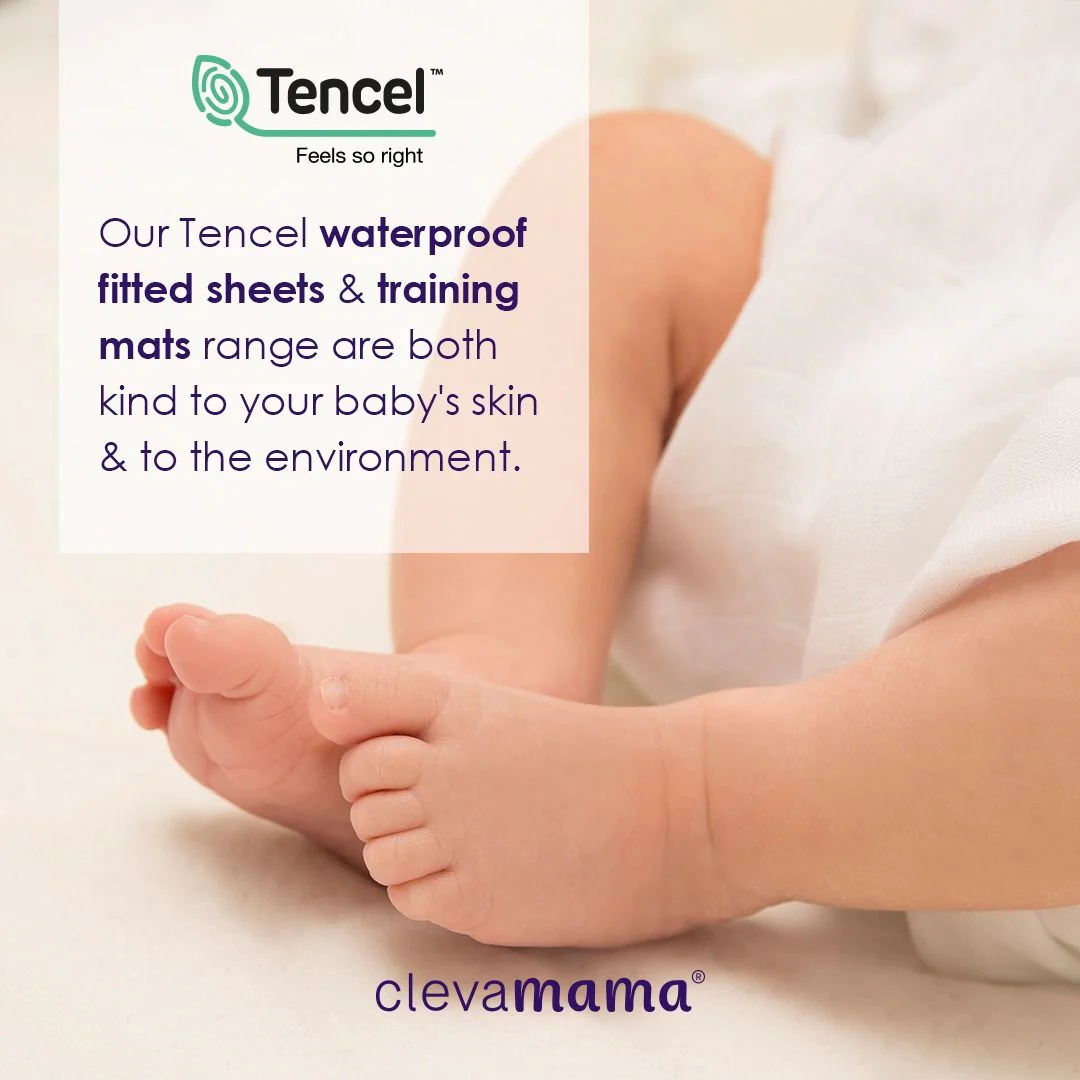 ClevaMama Tencel Waterproof Mattress Protector - Image 4