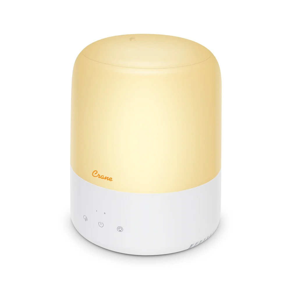 Crane 3 in 1 Cool Mist Humidifier with Aroma Diffuser & Sleep Support Light - Image 2