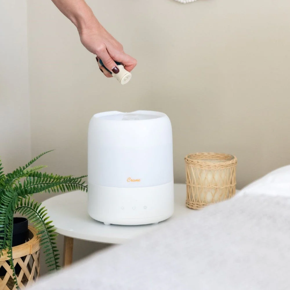 Crane 3 in 1 Cool Mist Humidifier with Aroma Diffuser & Sleep Support Light - Image 7
