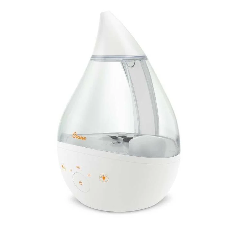 Crane 4 in 1 Top Fill Drop Humidifier w/ Sound Machine