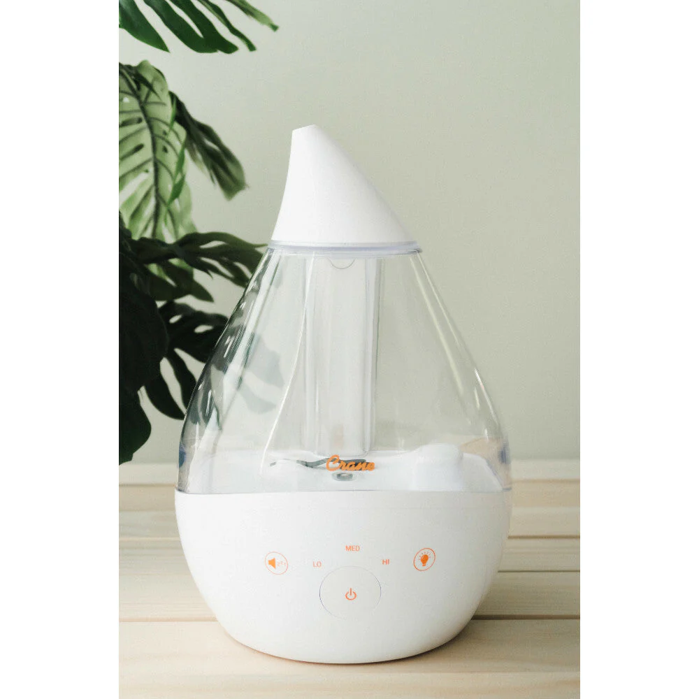 Crane 4 in 1 Top Fill Drop Humidifier w/ Sound Machine - Image 2