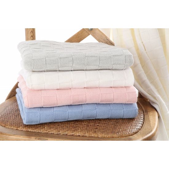 Dimples Basket Weave Merino Blanket - Image 5