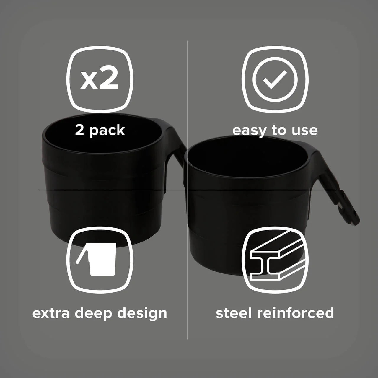 Diono Radian XL Cup Holder 2pk - Image 4