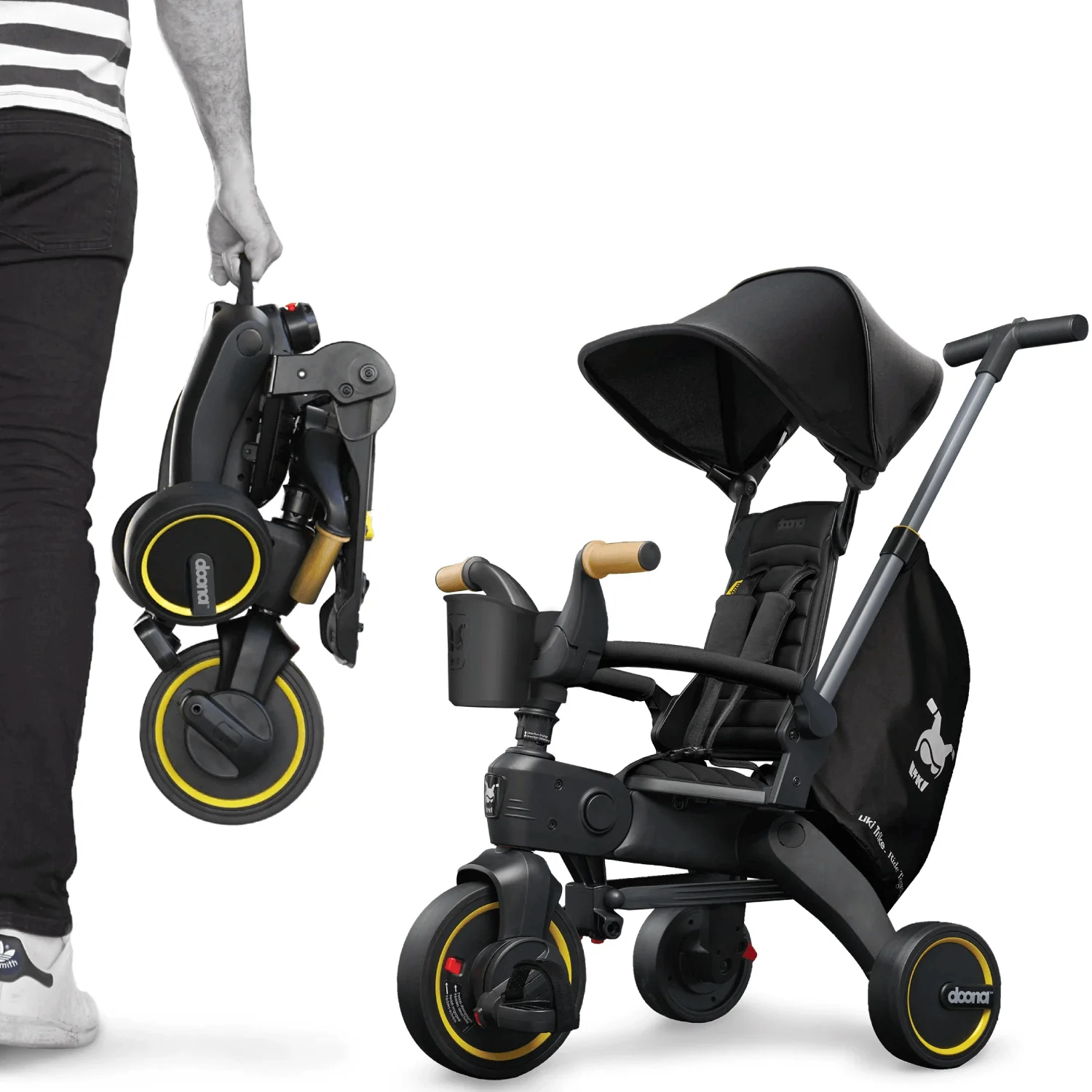 Doona Liki Trike S5 Deluxe - Nitro Black - Image 7