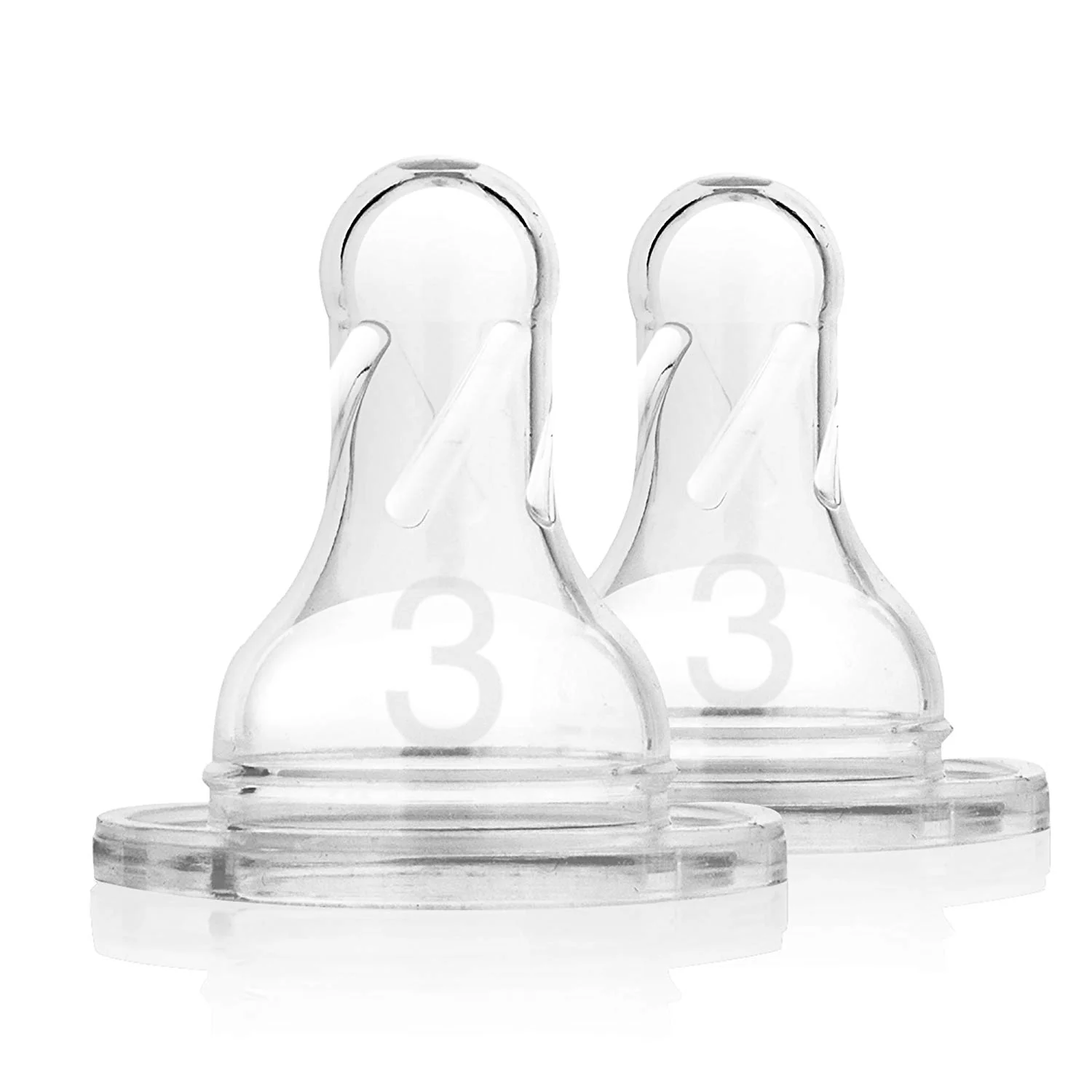 Dr Brown's Narrow Neck Level 3 Teats 2pk (6mths+) - Image 2