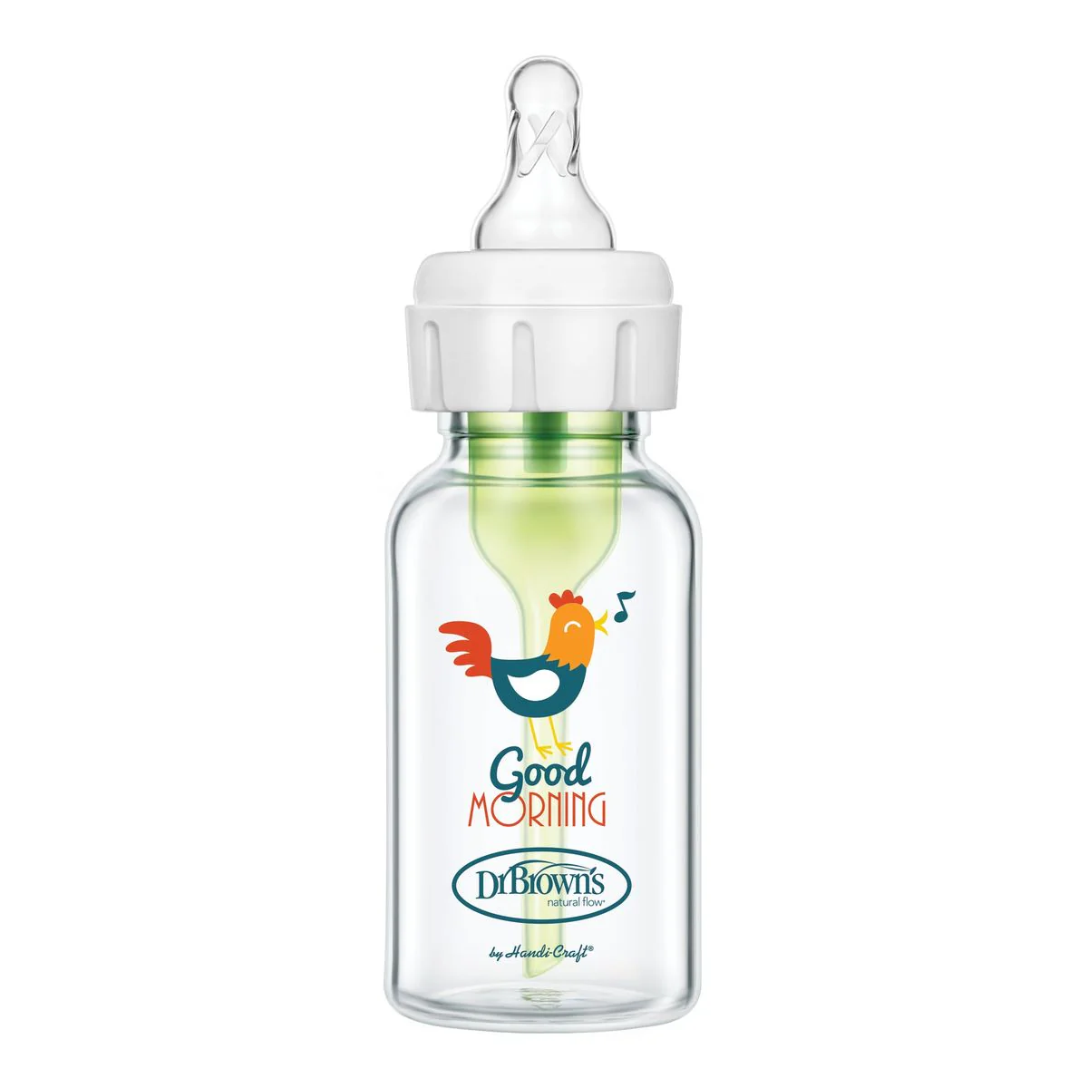 Dr. Brown’s Options+ Narrow Neck Glass Baby Bottle 120ml