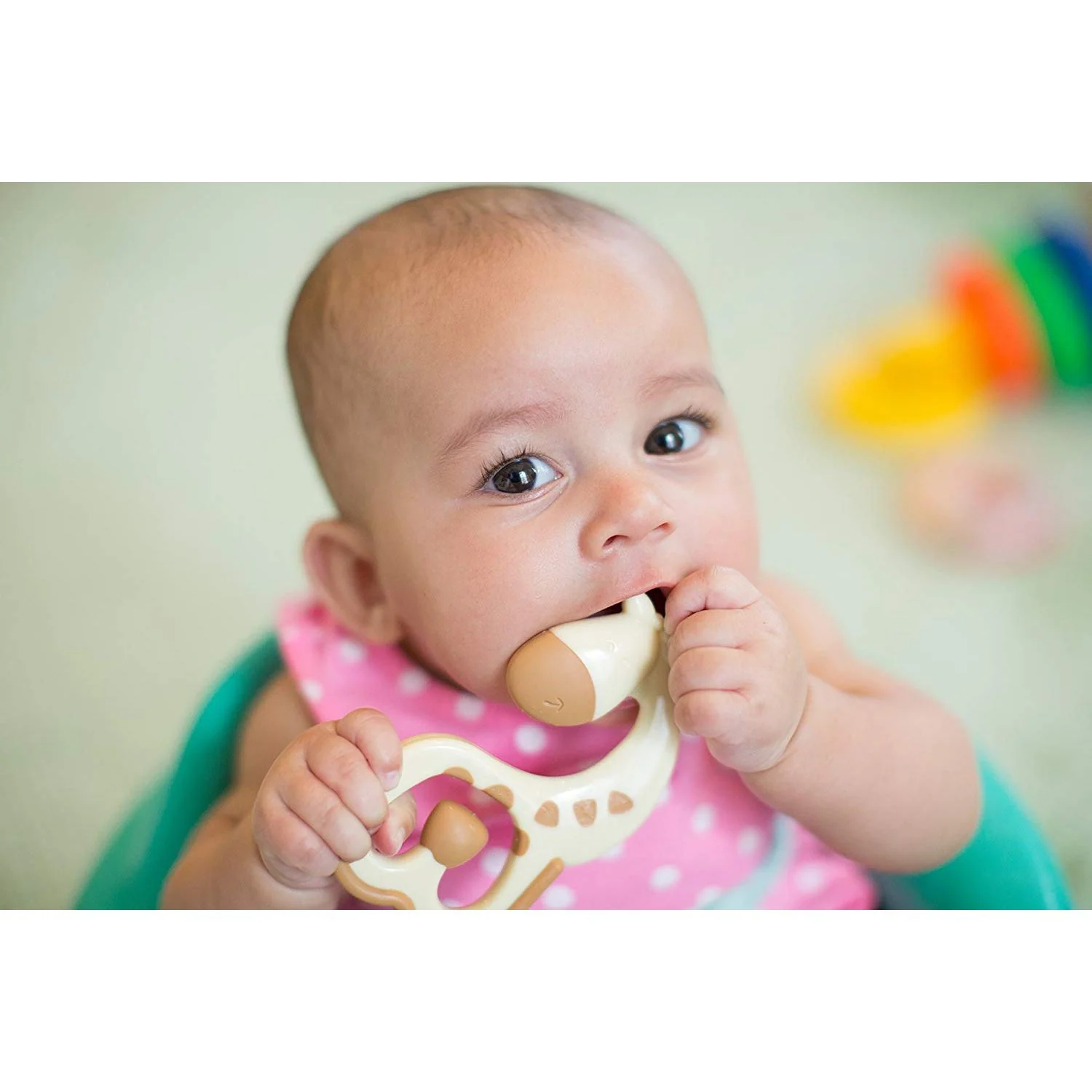 Dr Brown's Ridgees Giraffe Massaging Teether - Image 3