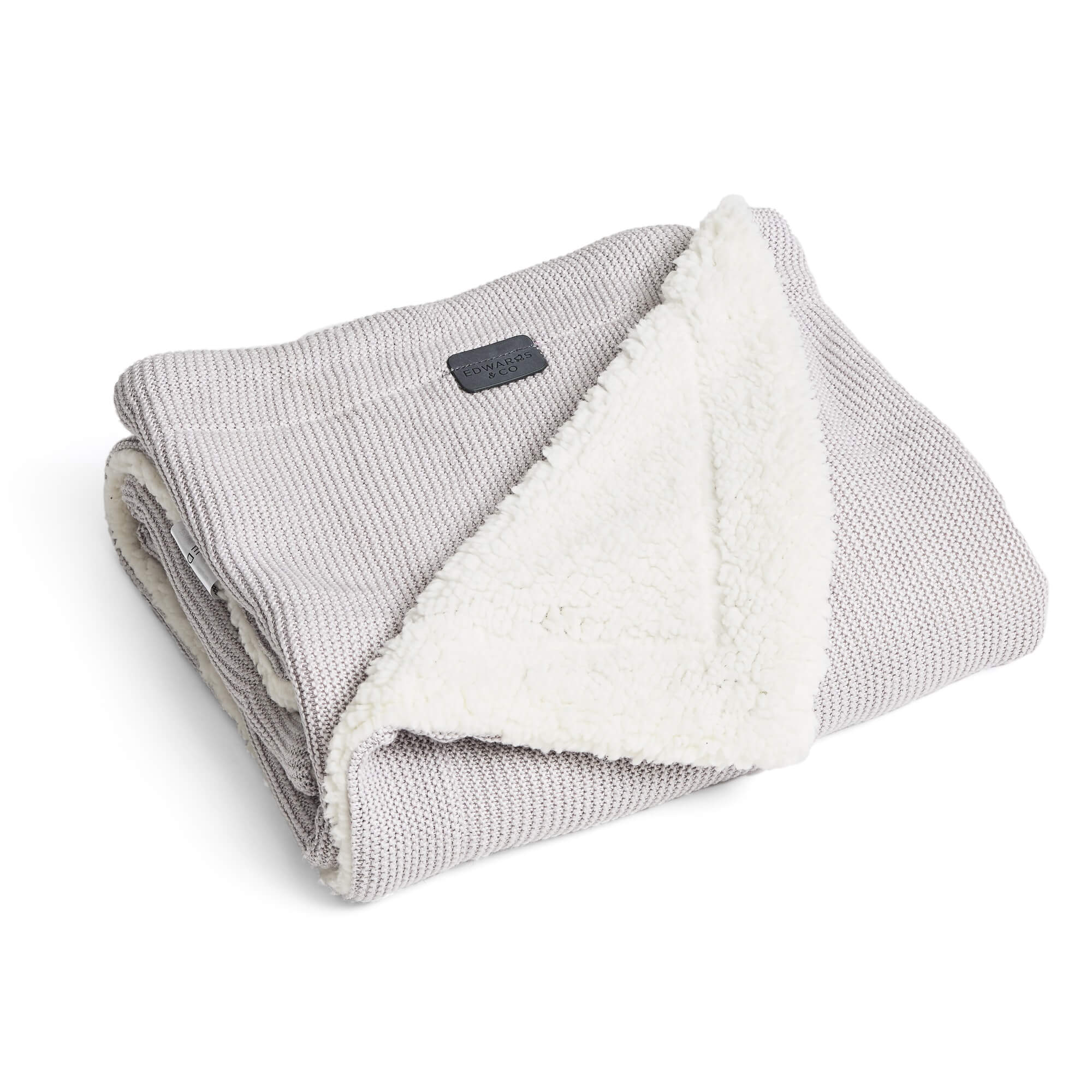 Edwards & Co Sherpa Fleece Stroller Blanket - Image 2