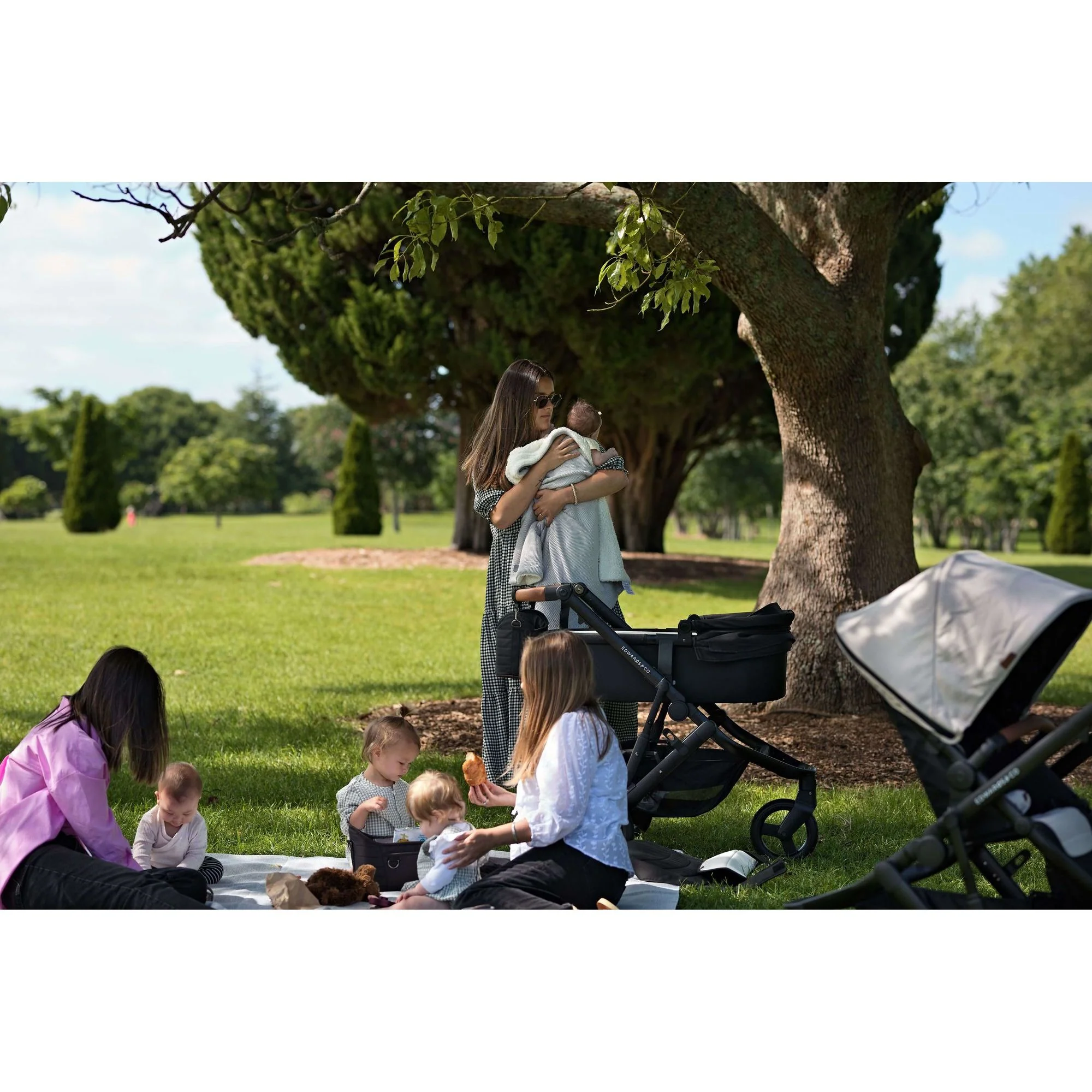 Edwards & Co Sherpa Fleece Stroller Blanket - Image 6