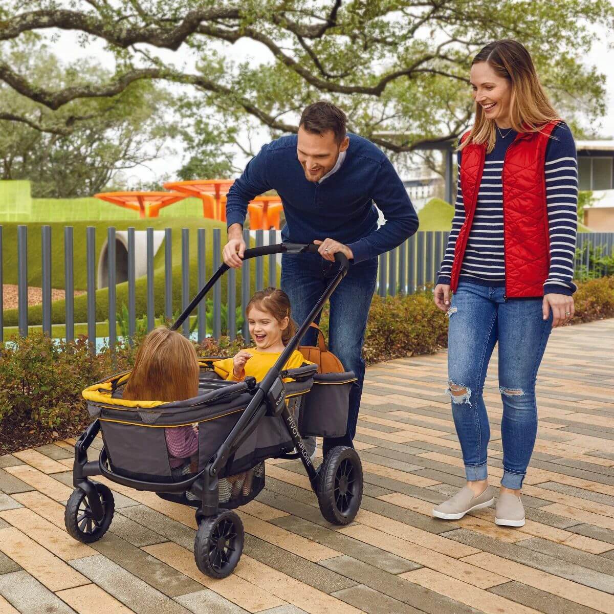 Evenflo Pivot Xplore All-Terrain Stroller Wagon - Image 14