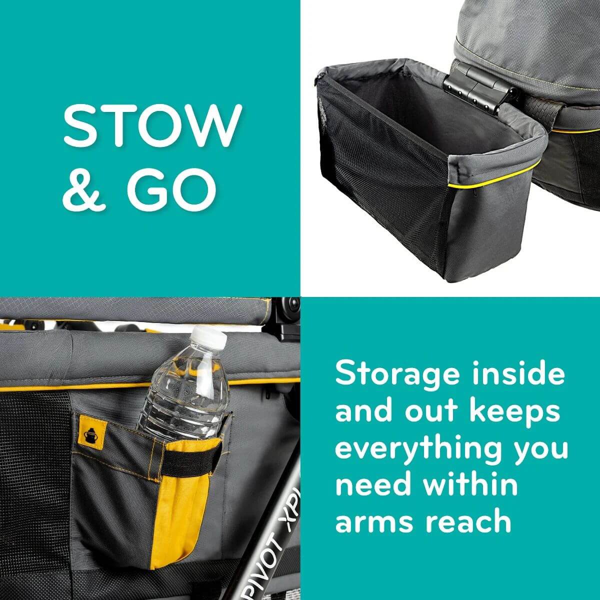 Evenflo Pivot Xplore All-Terrain Stroller Wagon - Image 5