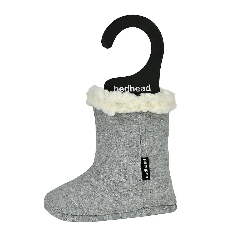 Bedhead Fleecy Winter Booties - Grey Marle - Image 4