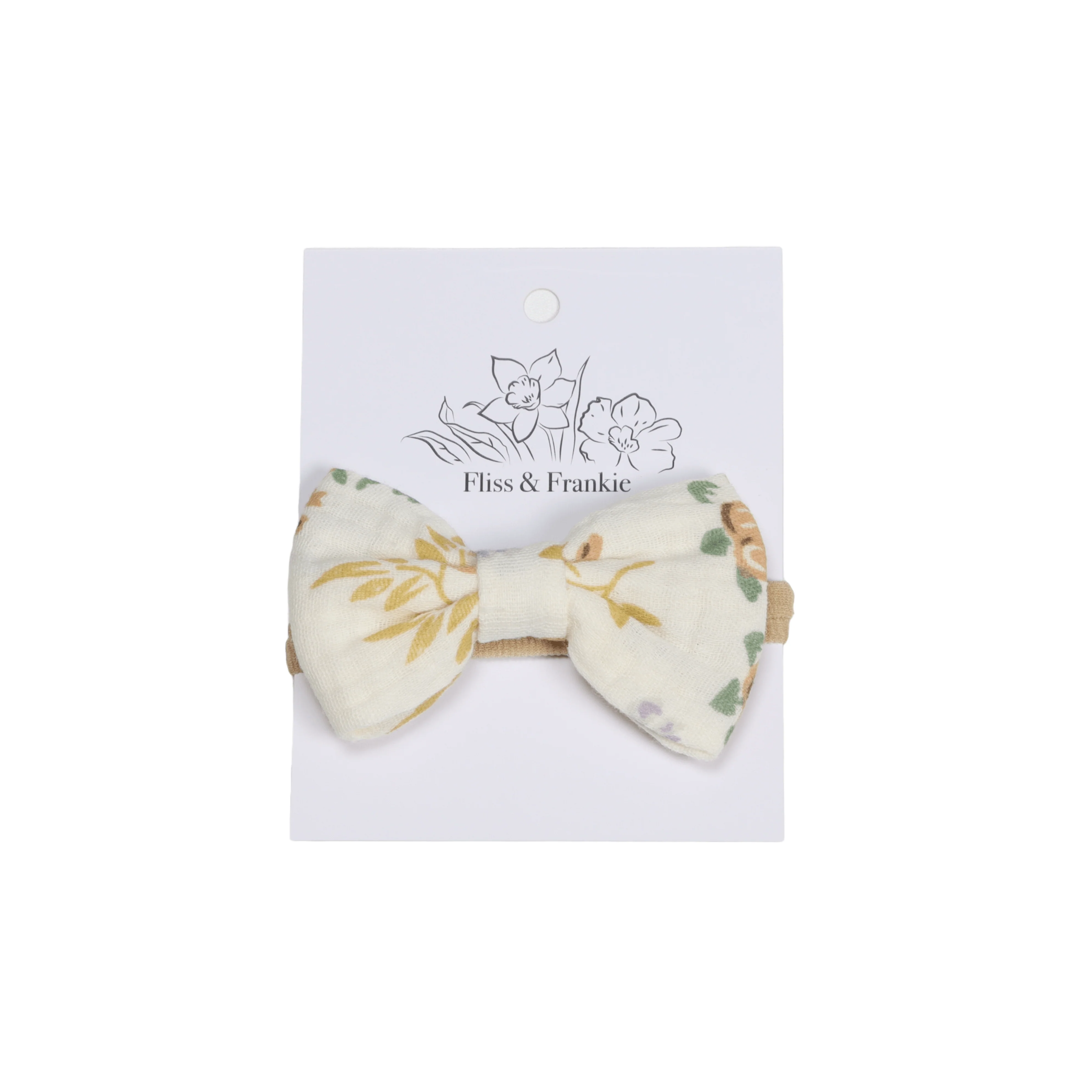 Fliss & Frankie Muslin Bow Headbands - Image 3