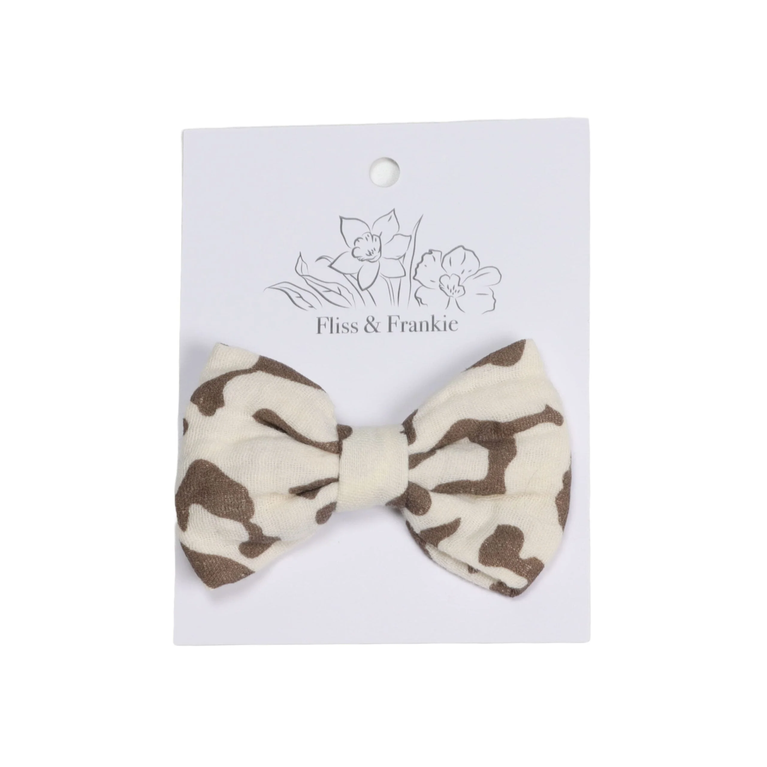 Fliss and Frankie Muslin Bow Clips - Image 4