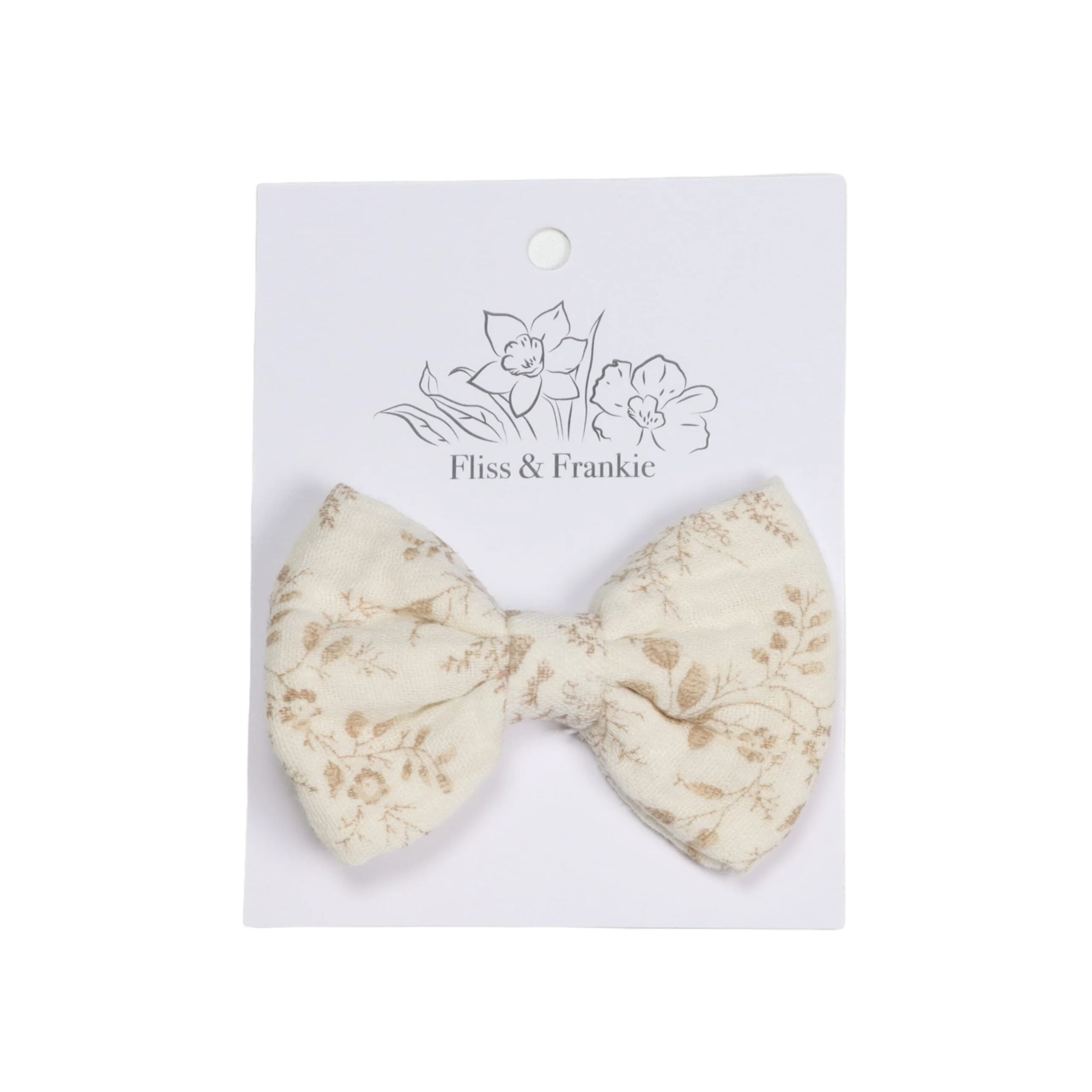 Fliss and Frankie Muslin Bow Clips - Image 5