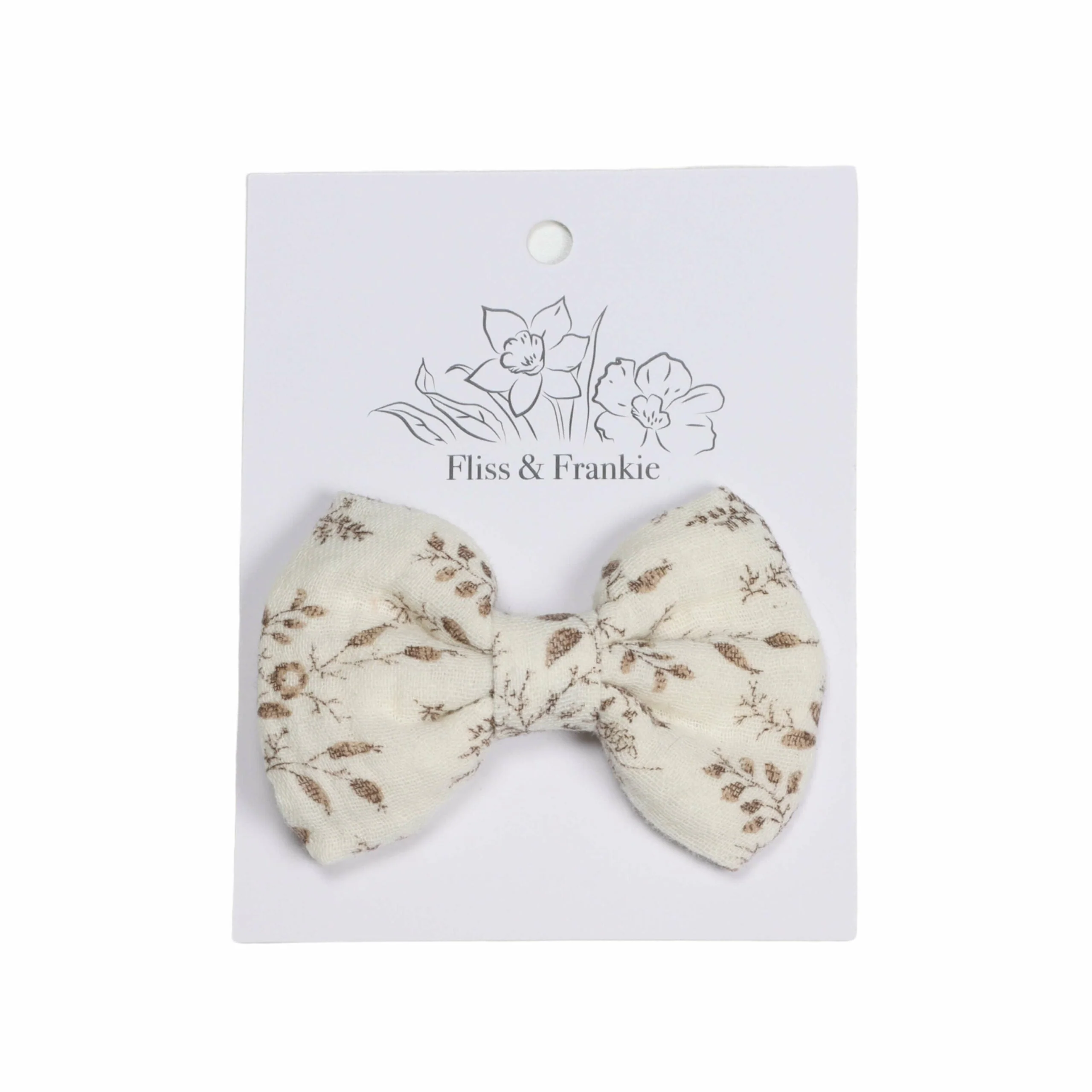 Fliss and Frankie Muslin Bow Clips - Image 6