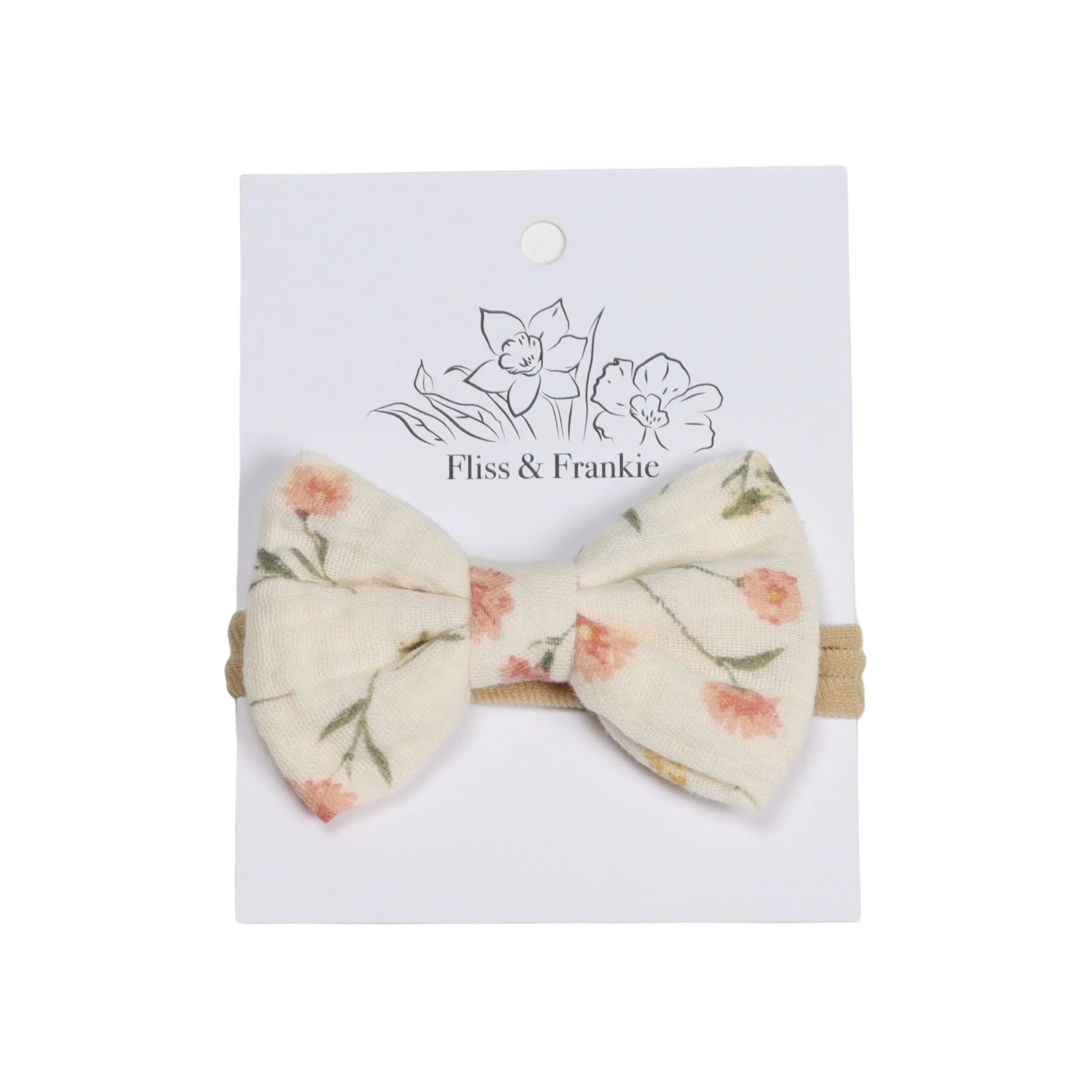 Fliss and Frankie Muslin Bow Clips - Image 8