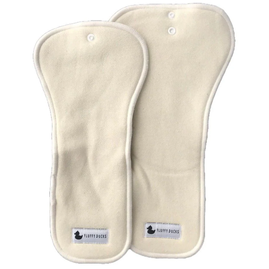 Fluffy Ducks Hemp Nappy Inserts 2pk