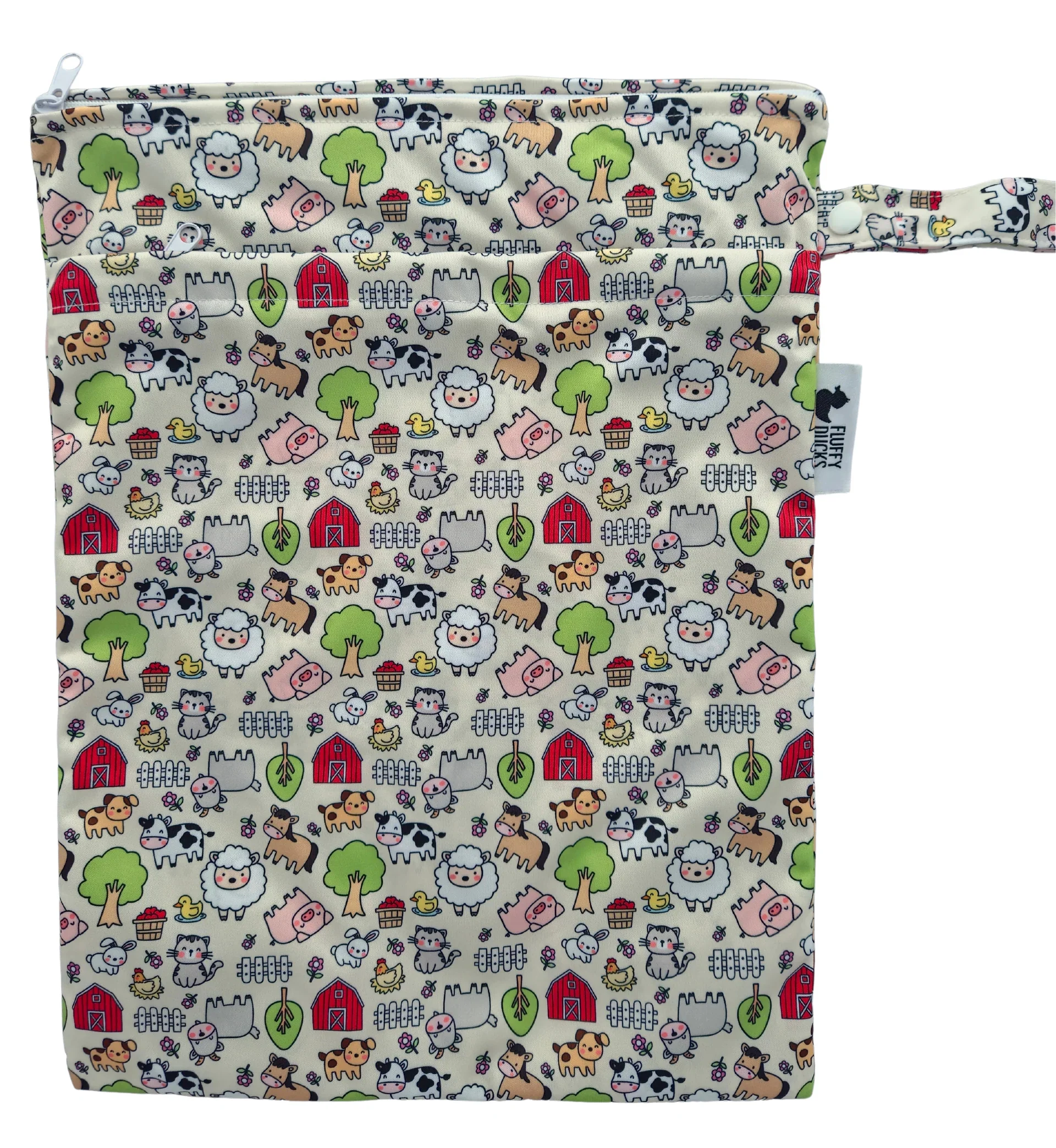 Fluffy Ducks Premium Double Pocket Wet Bag - Image 8