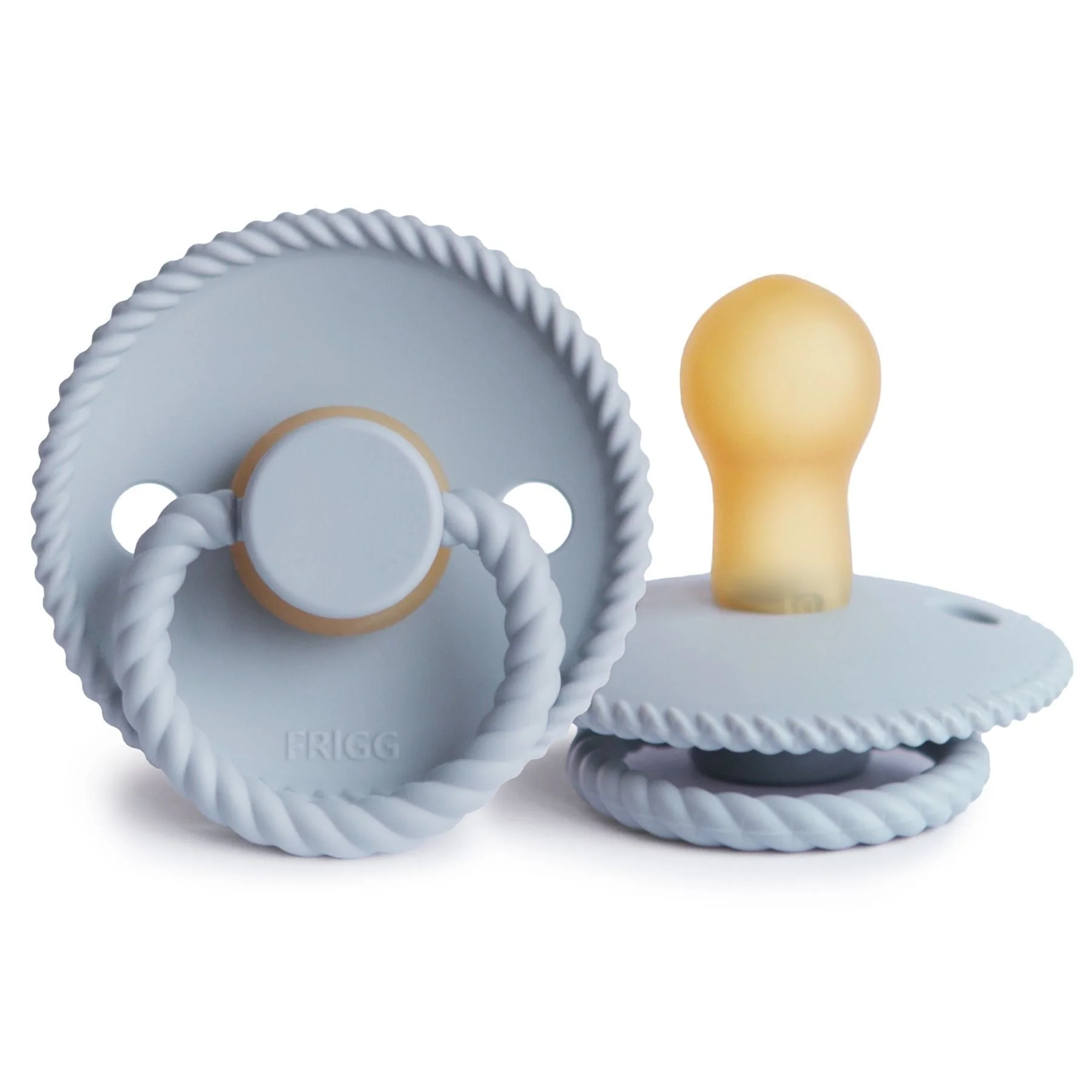 FRIGG Rope Natural Rubber Pacifier 2pk - Image 2