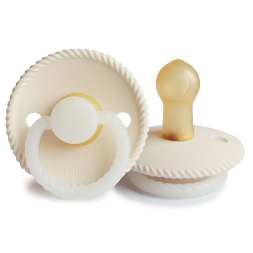 FRIGG Rope Night Natural Rubber Pacifier 2pk - Image 2