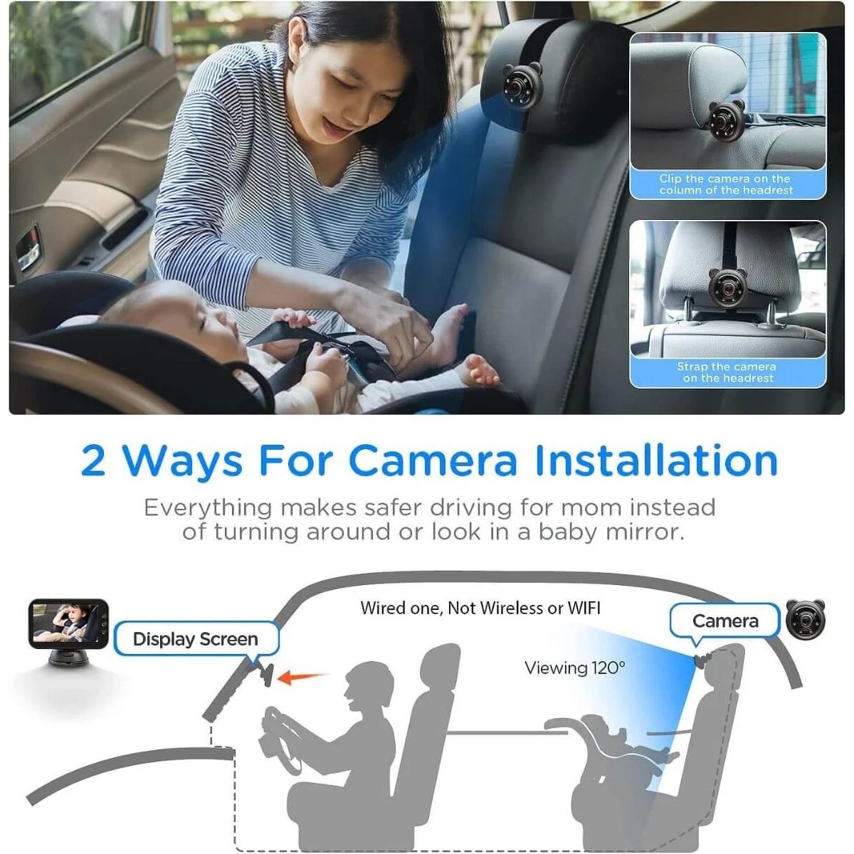 FXT Car Seat Baby Monitor - Image 2