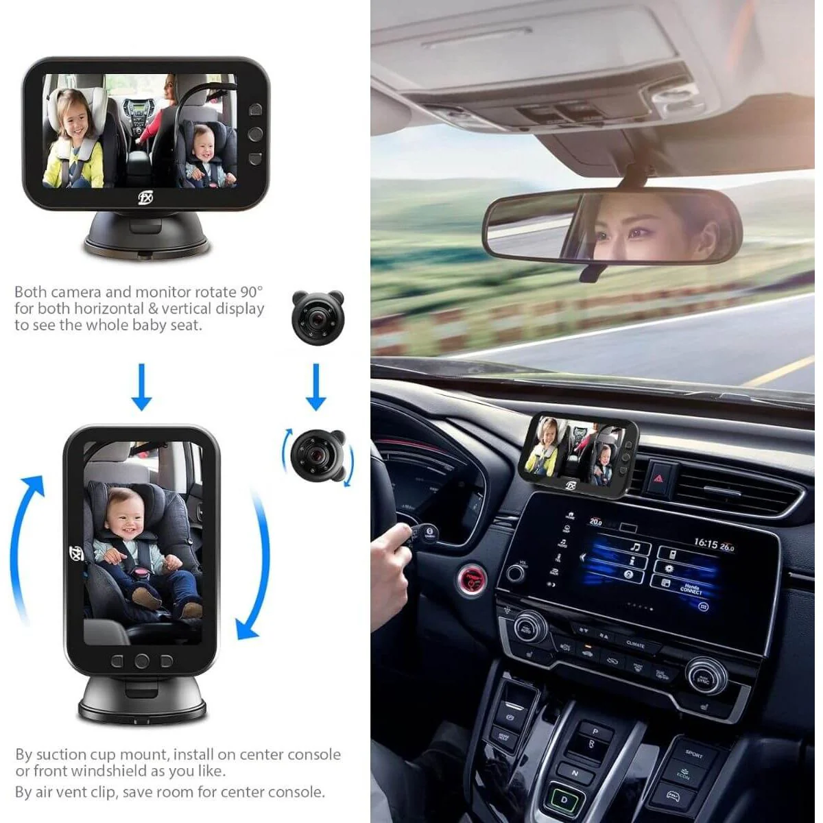 FXT Car Seat Baby Monitor - Image 4