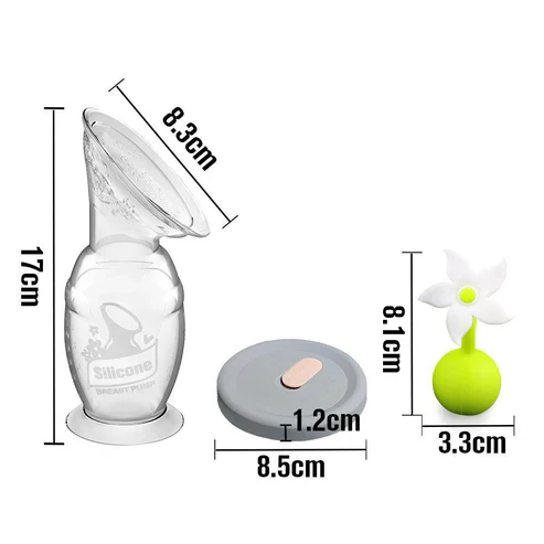 Haakaa New Mum Starter Pack - White Stopper (Generation 2 150ml Pump) - Image 4