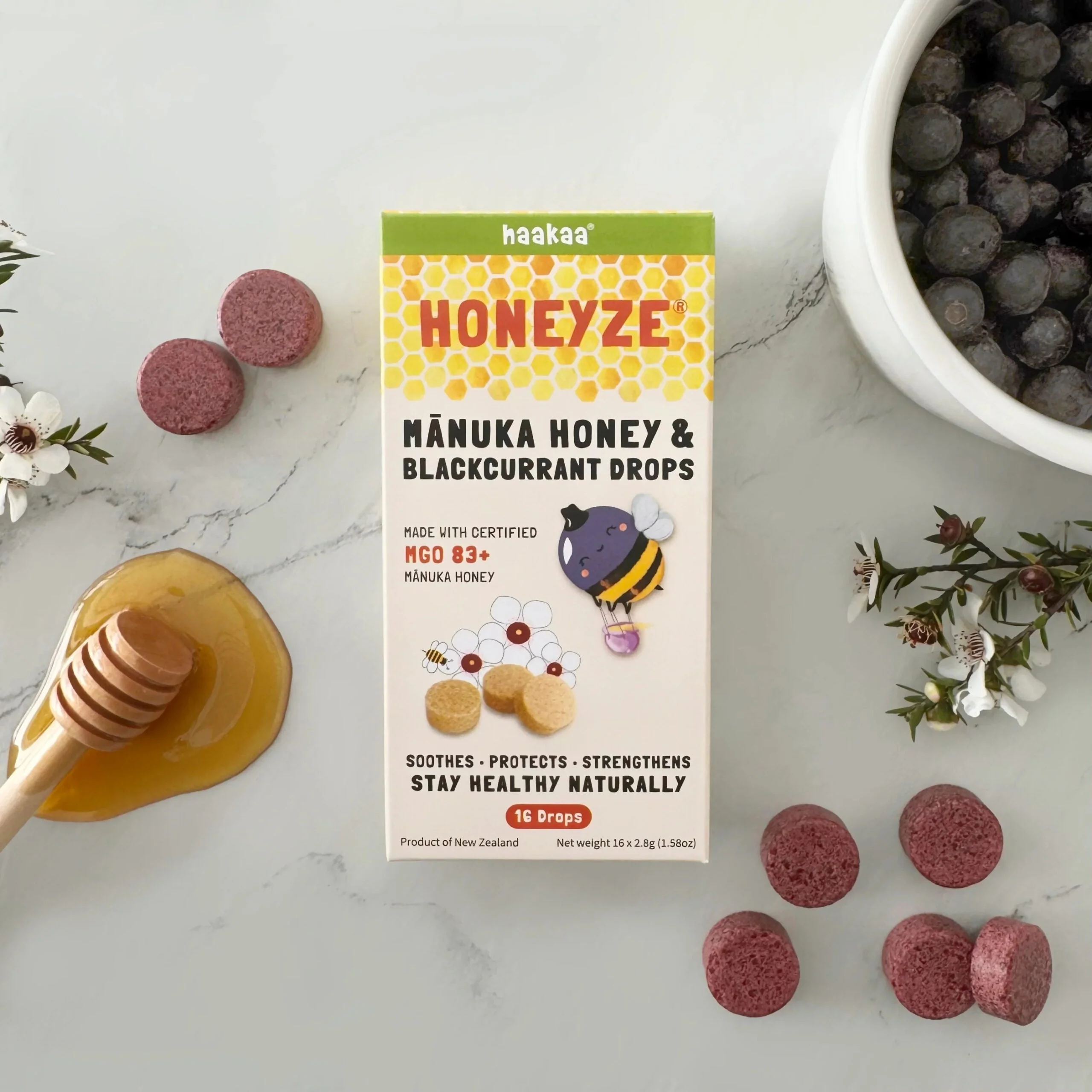 Haakaa Pocketbee Mānuka Honey Drops - New Zealand Made - Image 4