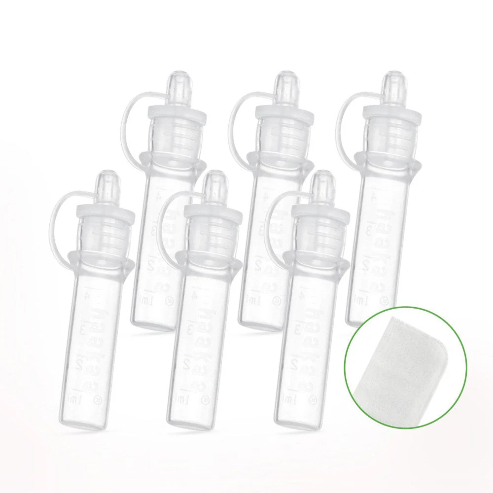 Haakaa Silicone Colostrum Collector-6pc (Pre-sterilised)