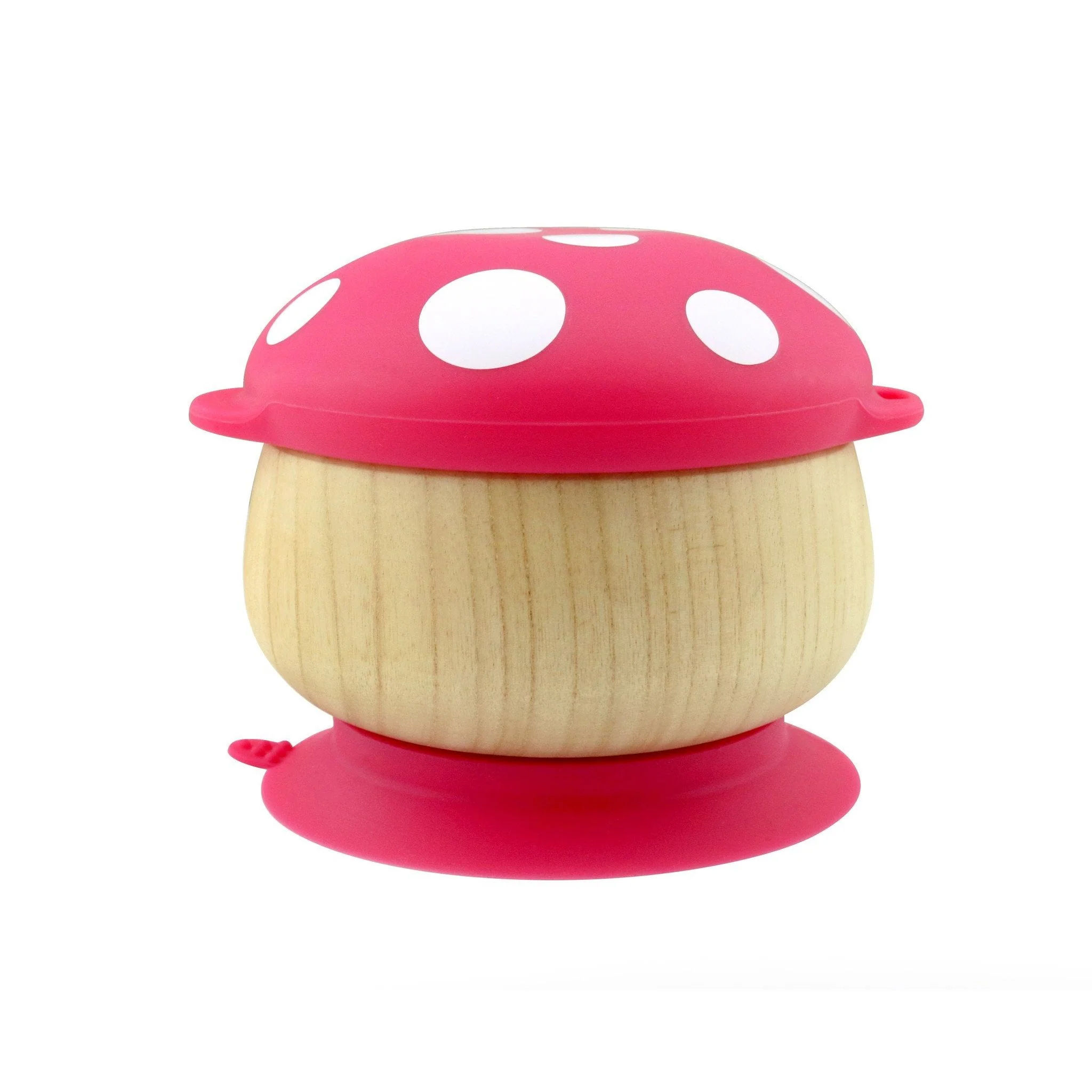 Haakaa Wooden Mushroom Bowl - Image 4