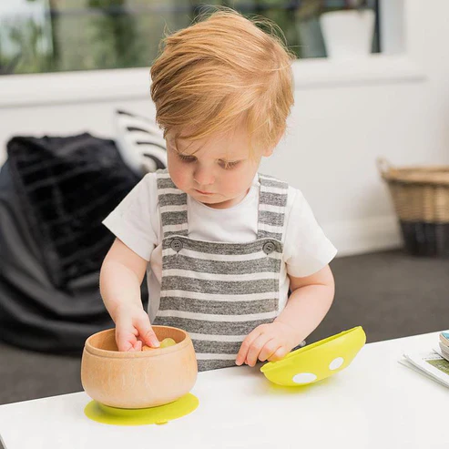 Haakaa Wooden Mushroom Bowl - Image 6