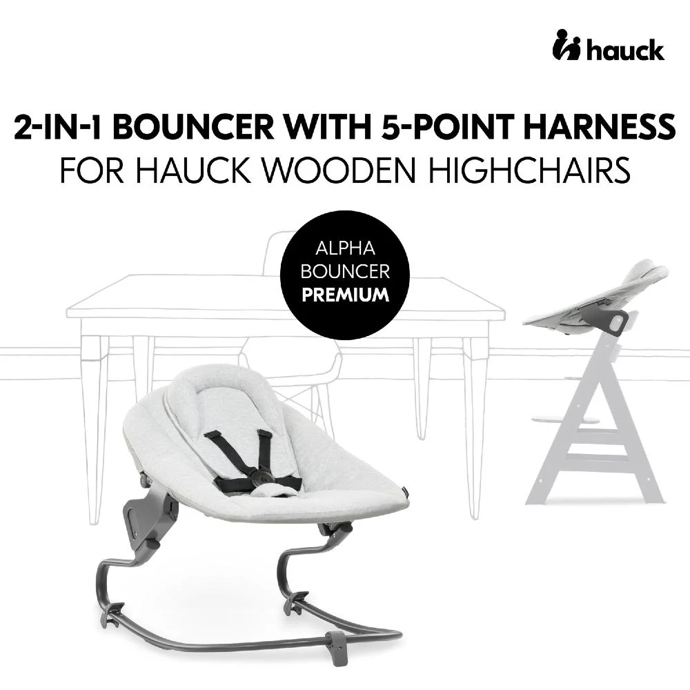 Hauck Highchair 2-in-1 Alpha Bouncer Premium - Image 4