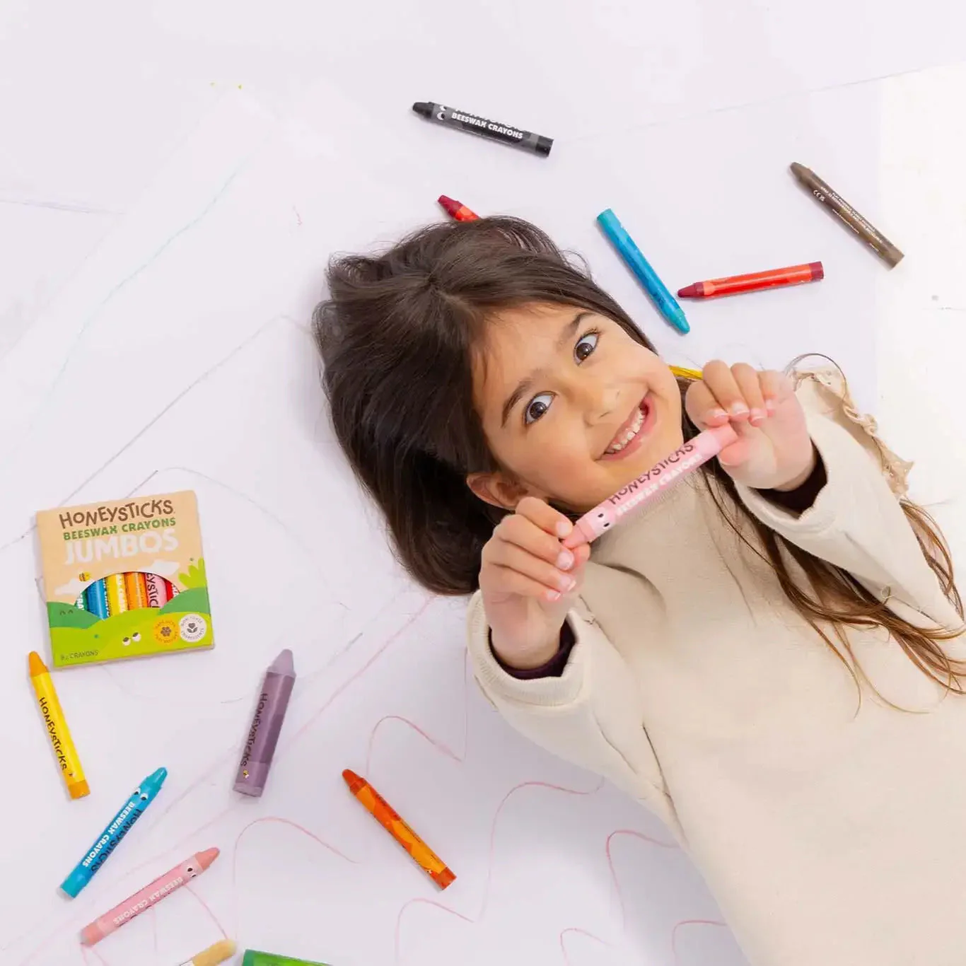 Honeysticks Beeswax Crayons Jumbos 12pk - Image 5