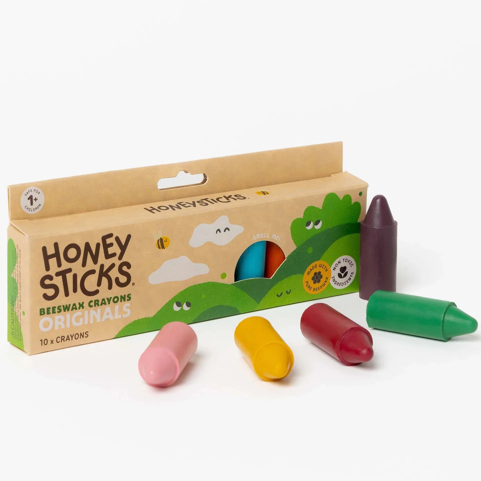 Honeysticks Beeswax Crayons Originals 10pk - Image 2