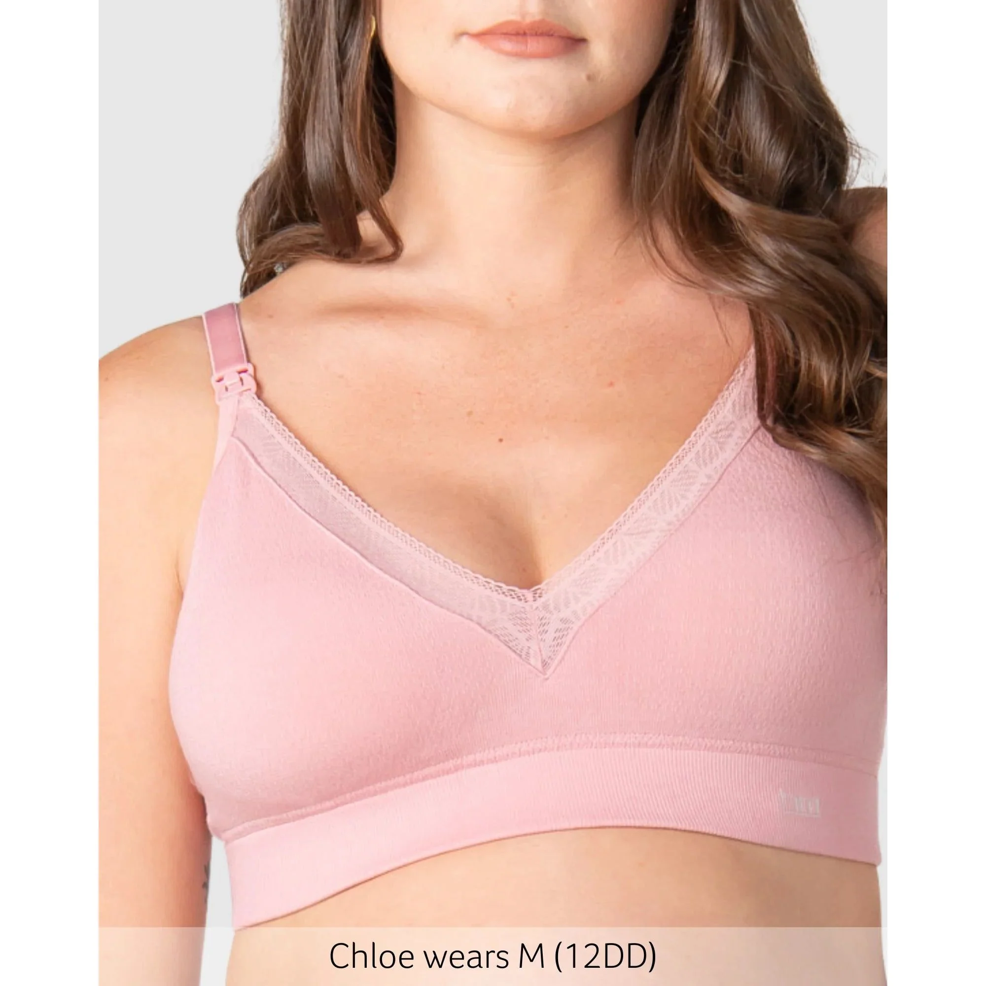 Hotmilk Caress FlexFit Nursing Bra - Petal Pink - Image 2