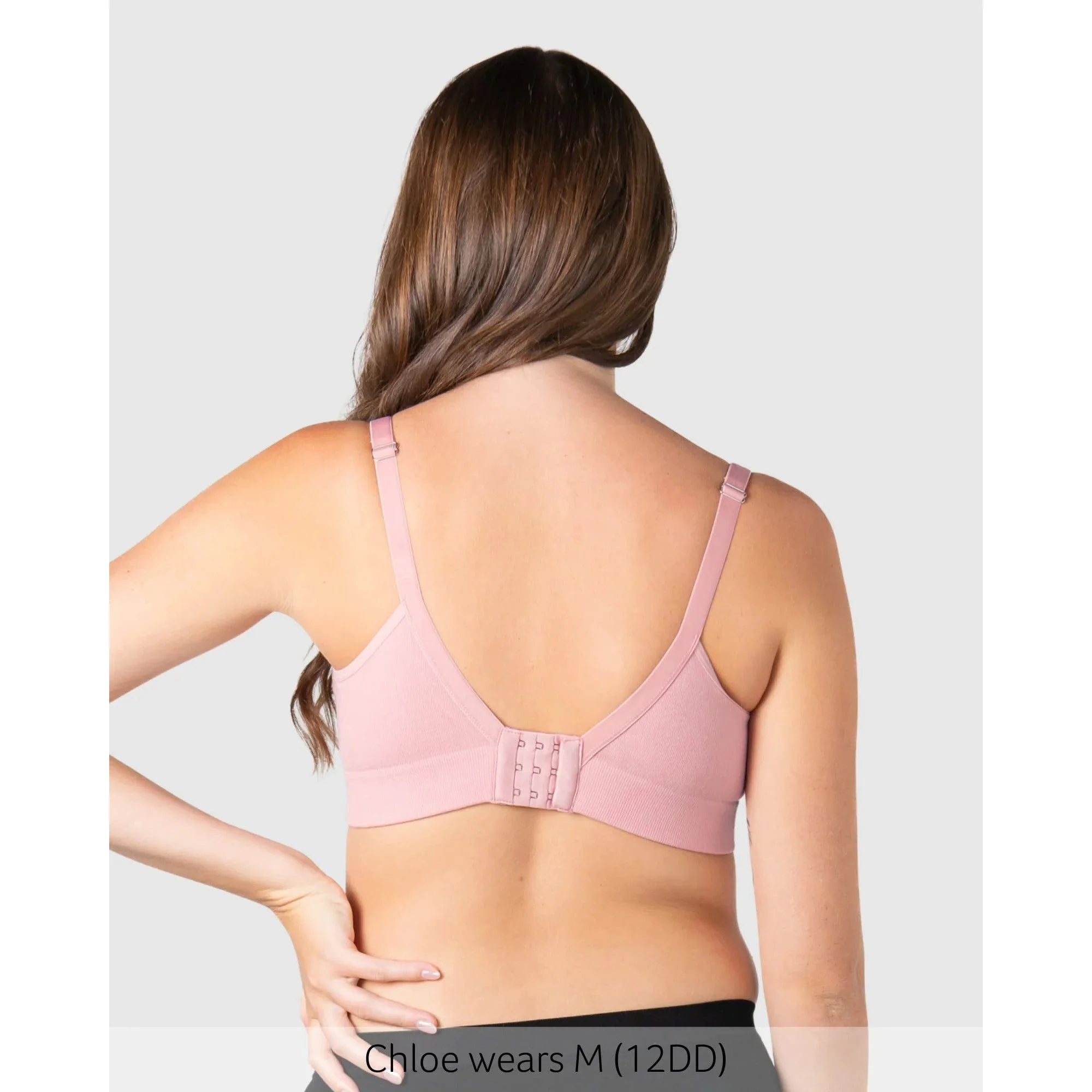 Hotmilk Caress FlexFit Nursing Bra - Petal Pink - Image 3
