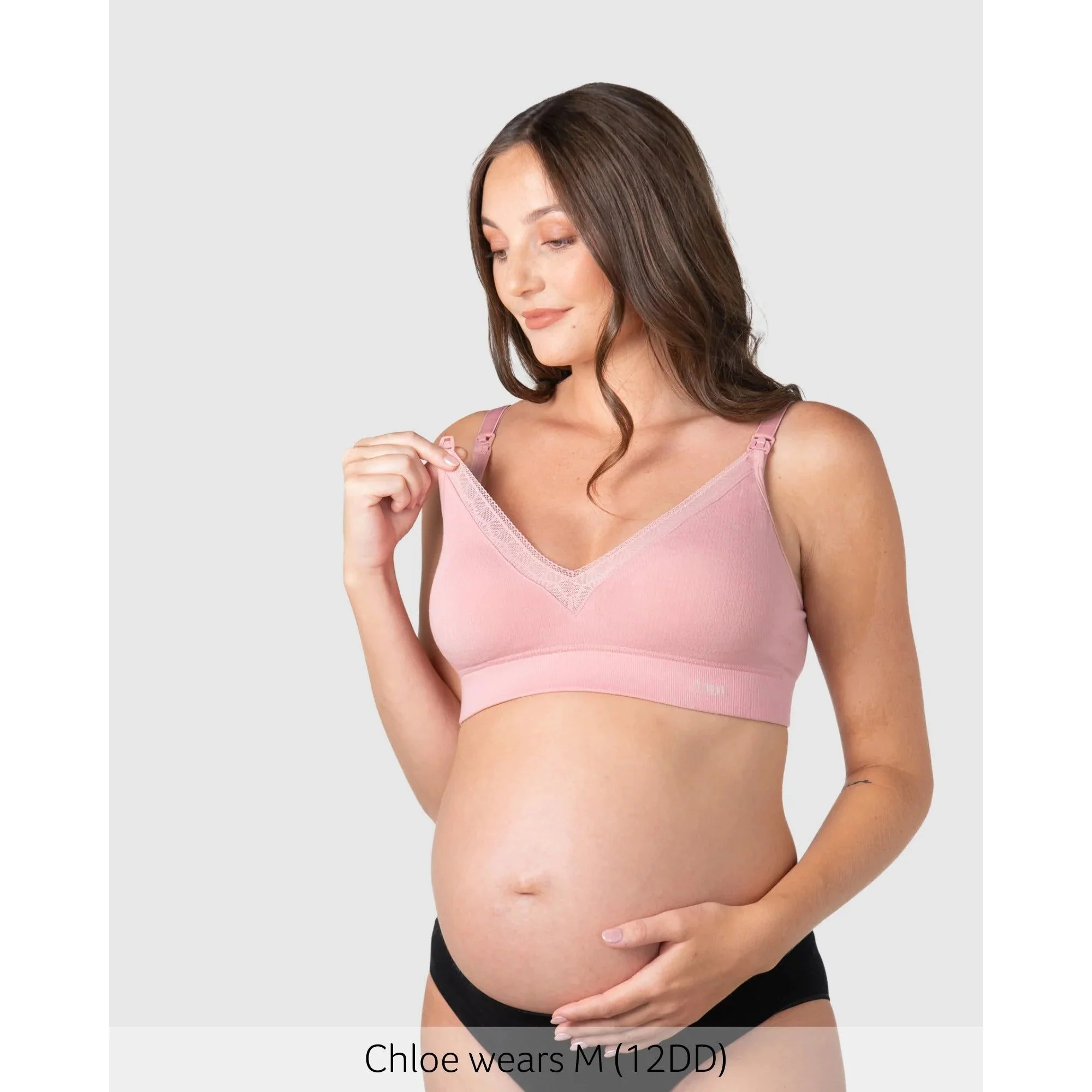 Hotmilk Caress FlexFit Nursing Bra - Petal Pink - Image 4
