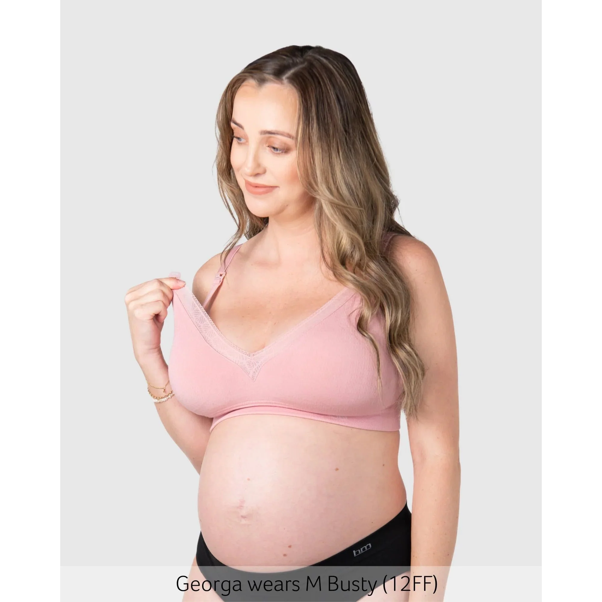 Hotmilk Caress FlexFit Nursing Bra - Petal Pink Busty - Image 4